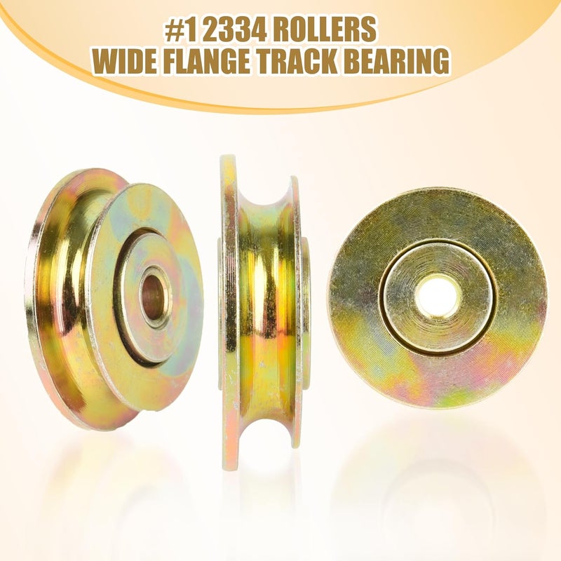 BANLIN 2 PCS Cut-Off Flange Track Bearing Kit for Tapco Pro & Max Siding Brake, 12334 Rollers, 12364 Screws, 10094 Lock Nuts, Alloy Steel Durable Repair Parts - Image 5